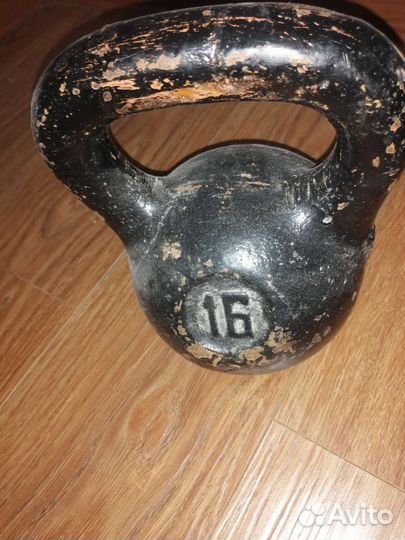 Гиря 16 кг СССР