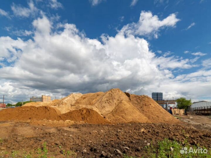 Песок мытый. Хлюпино