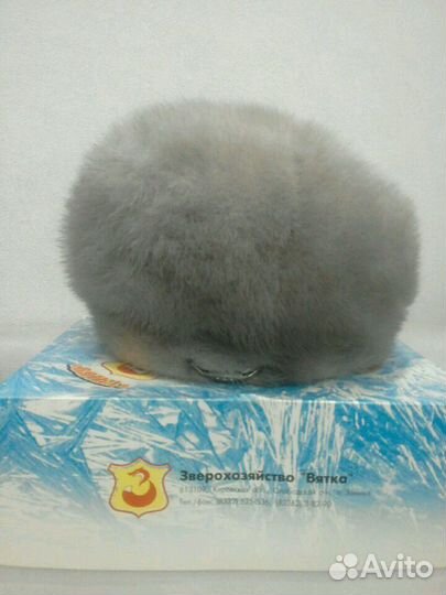 Новая норковая шапка (берет)