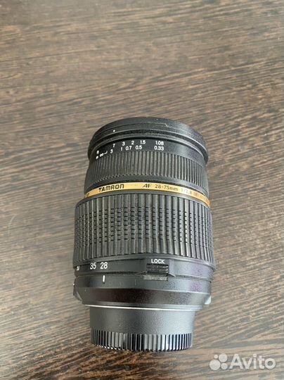 Объектив tamron для nikon 28 75mm f2.8