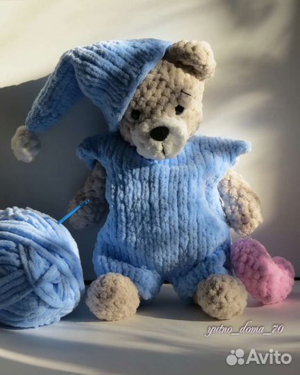 Мягкие игрушки: Мишка в пижамке