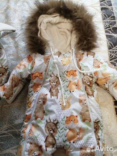 Конверт (комплект) на выписку зимний универсальный