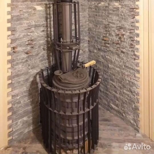 Чугунная печь для бани