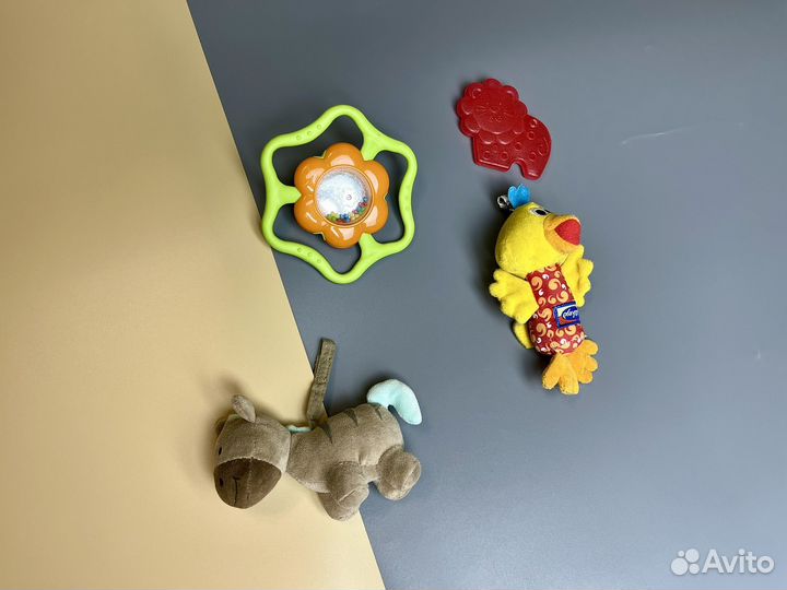 Игрушки для новорожденных до года пакетом