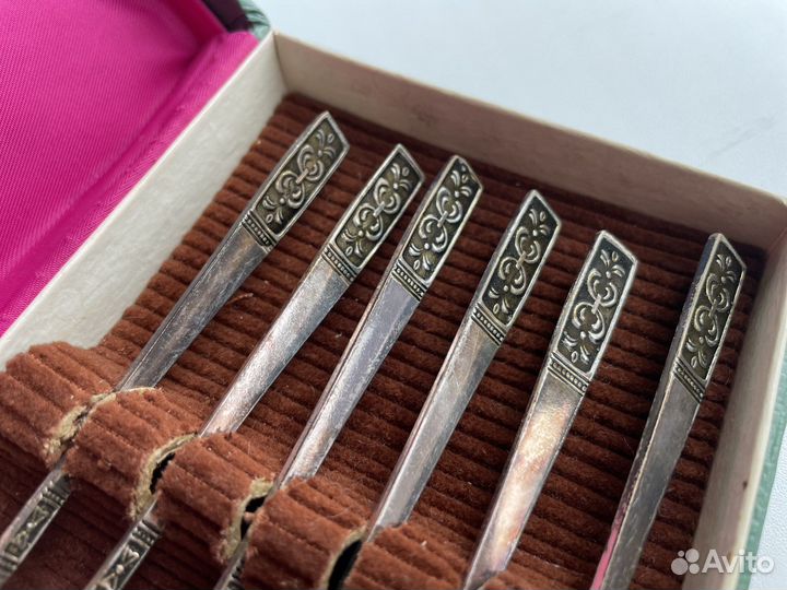 Мельхиоровые чайные ложки СССР