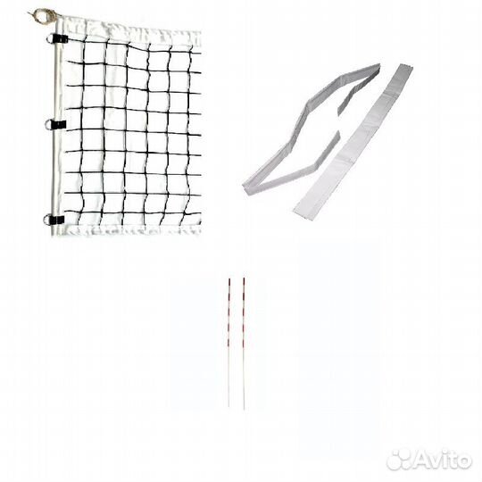 Волейбольная сетка антенны и карманы
