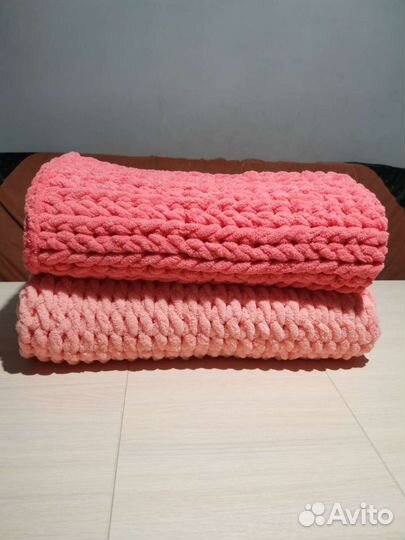 Плед детский вязаный