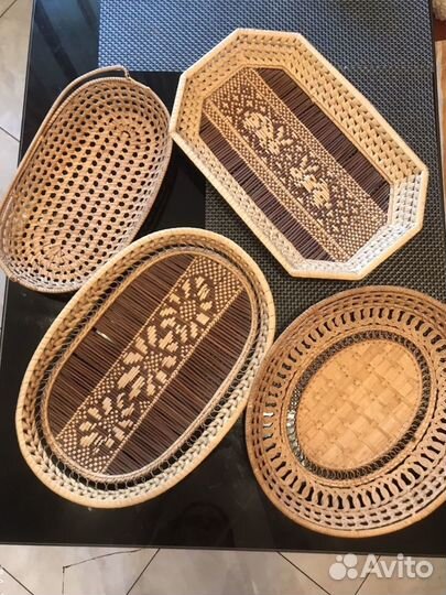 Корзина, Хлебница деревянная, корзинки