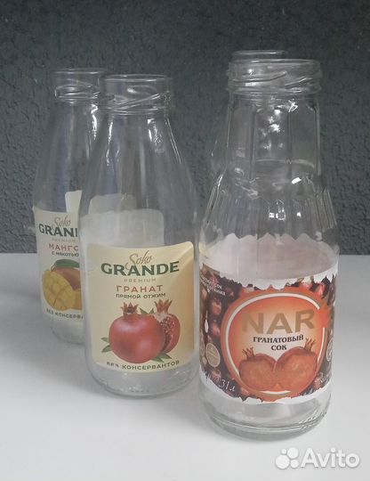 Пустые бутылки 0,75л/1л/0,3л