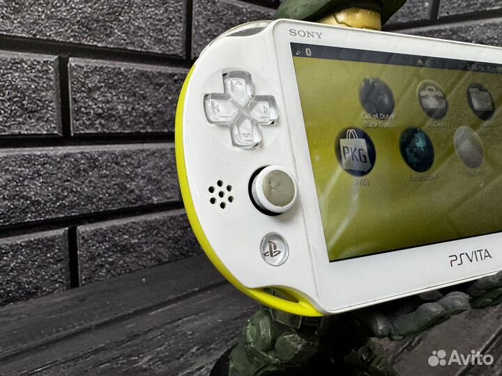 Лимитированная PS Vita Slim 128гб Lime Green/White