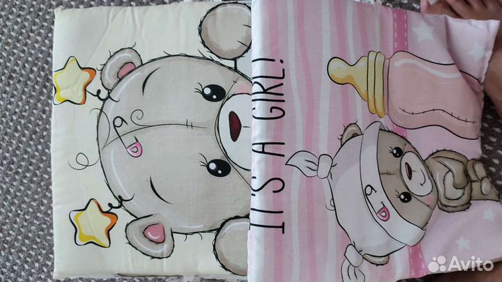 Бортики в кроватку