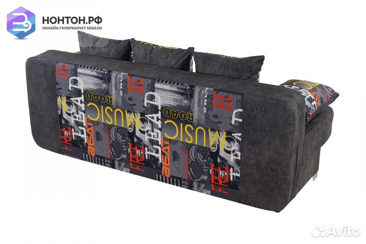 Диван еврокнижка Румер серый