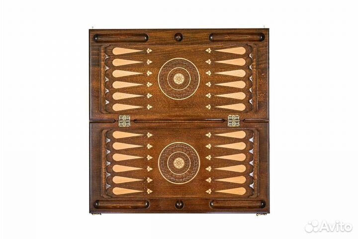 Шахматы и нарды резные Катадин 50 х 50 см бук Армения 62561