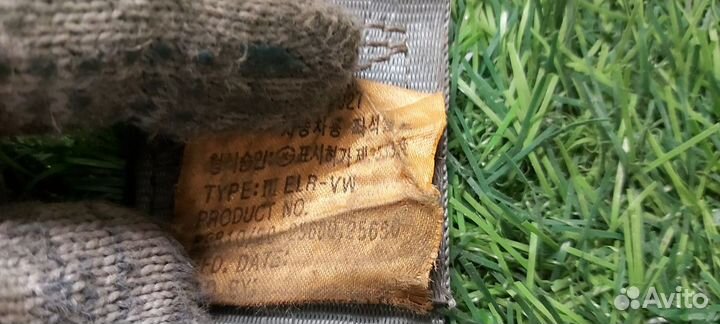 Ремень безопасности задний левый Hyundai Accent II