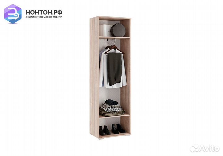 Шкаф двухдверный Лайк 08.01 дуб мария / изумруд