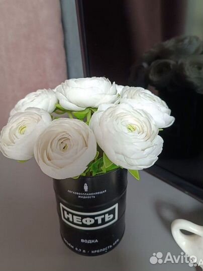 Букет ранункулюс из полимерной глины