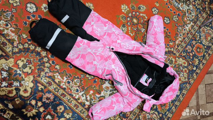 Детский зимний комбинезон на девочку 104
