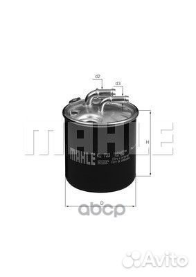 Фильтр топливный MB W204/212/X164/204/W164/906 CDI