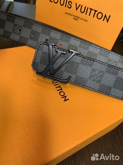 Louis vuitton ремень черный