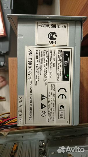 Материнская плата asus cusl2-CB 