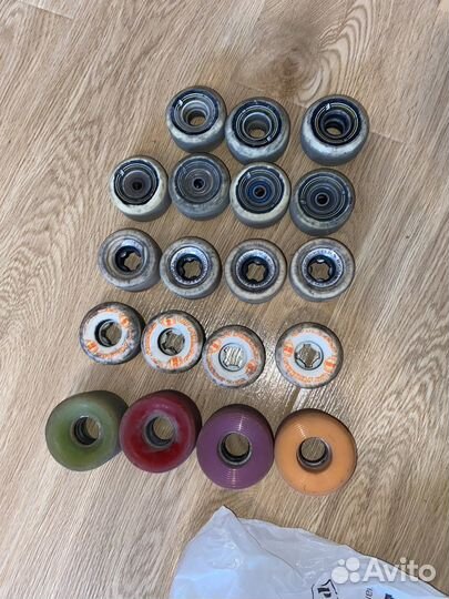 Куча колес для скейтборда: ricta, oj, footwork