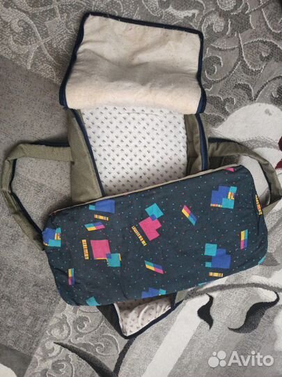 Детская переноска с кокосовым матрасом