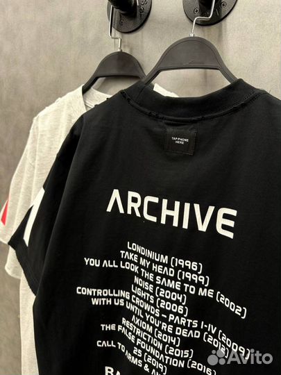 Футболка balenciaga archive унисекс