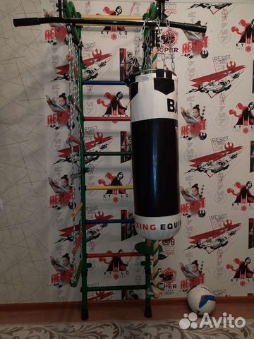 Шведская стенка с турником