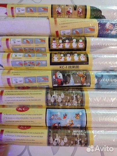 Новогодние наклейки