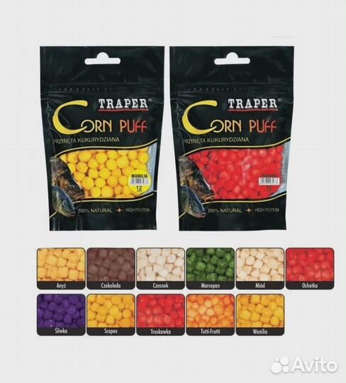 Вулканизированная кукуруза Traper Corn Puff