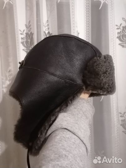 Шапка ушанка antar кролик