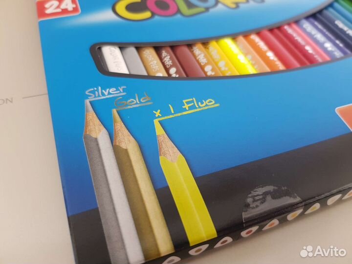 Карандаши Maped 24 трехгранные