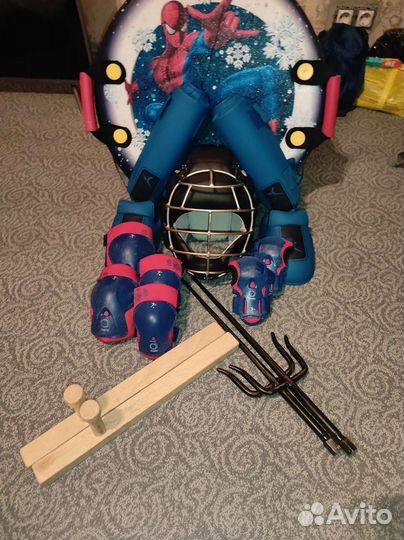 Кожанный шлем для спарингов