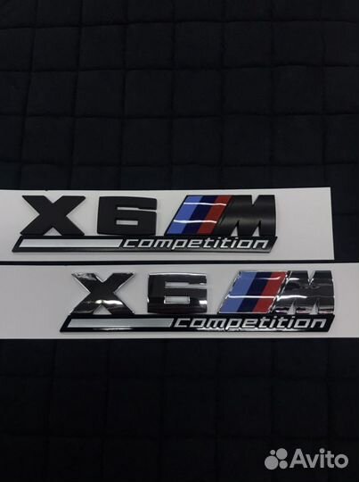 Эмблема X6 M competition