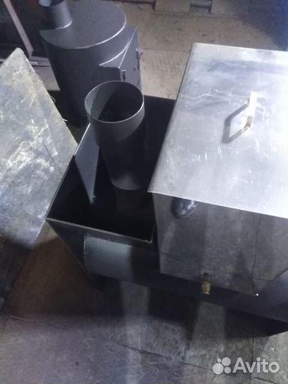 Котлы, печи для бани 8 мм горизонтальные