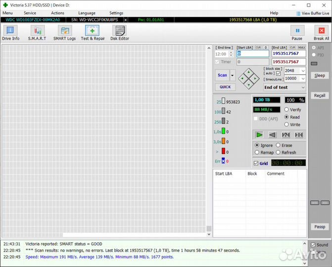 Western Digital WD Black 1 тб WD1003fzex