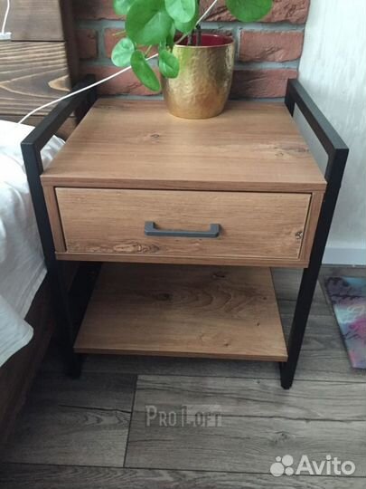 Прикроватная тумба лофт