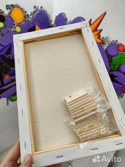 9 холстов 20*30см хлопок Гамма