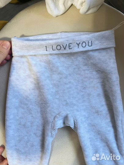 Ползунки новые для новорожденных 62 оригинал с&а