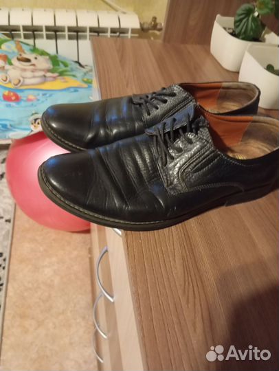 Туфли кожаные