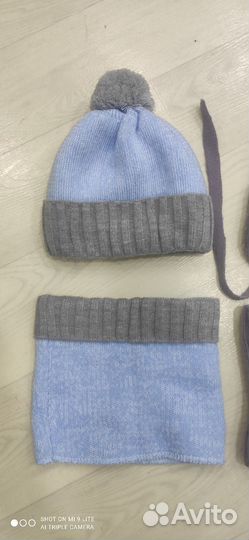 Комплект шапка и снуд на 4 года