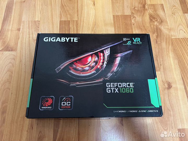Видеокарта gtx 1060 windforce 3gb gigabyte