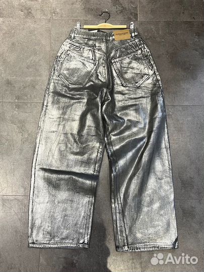 Джинсы Balenciaga Silver type