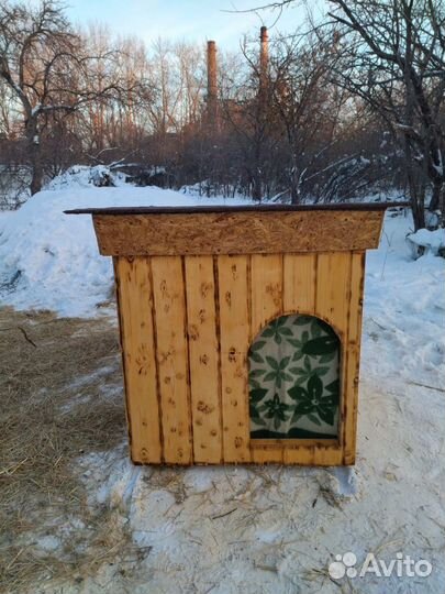 Будка для собаки утепленная