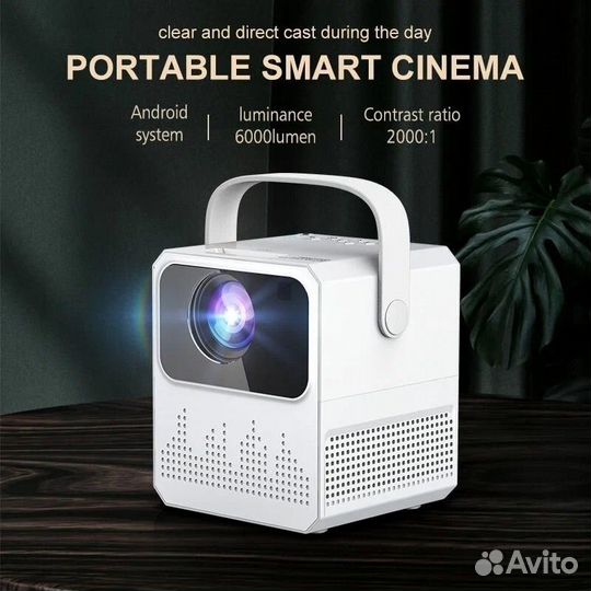 Проектор Anroid TV, WiFi Новый