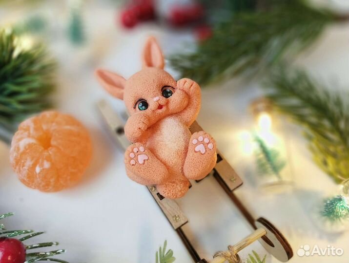 Мыло зайчики