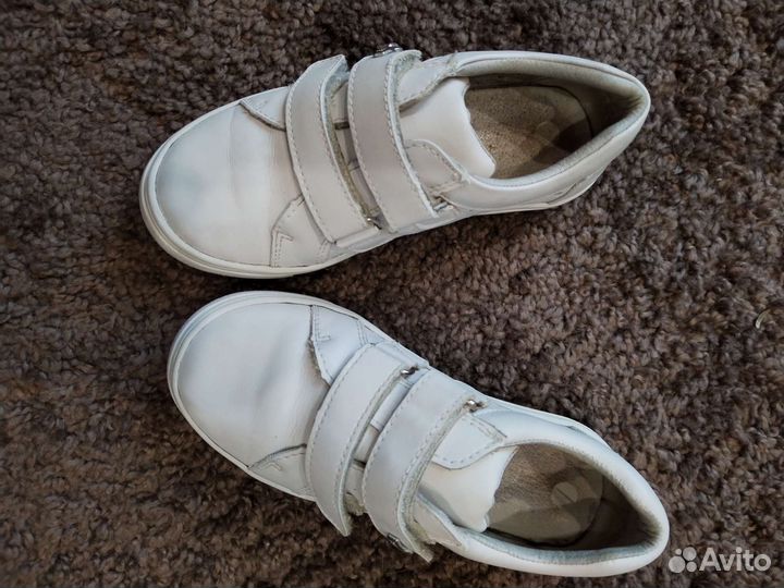 Кеды из натуральной кожи для девочки