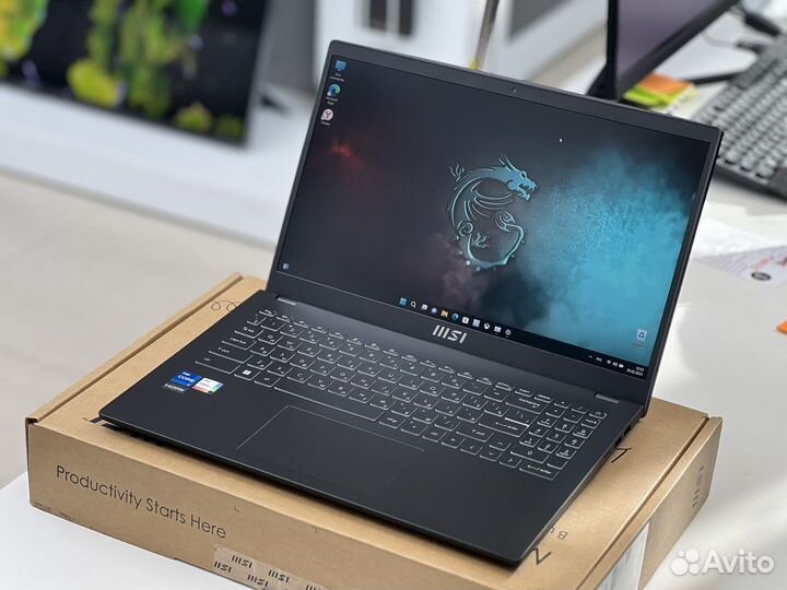 Новый MSI 15.6 IPS Core i7 12th 16g озу SSD512g