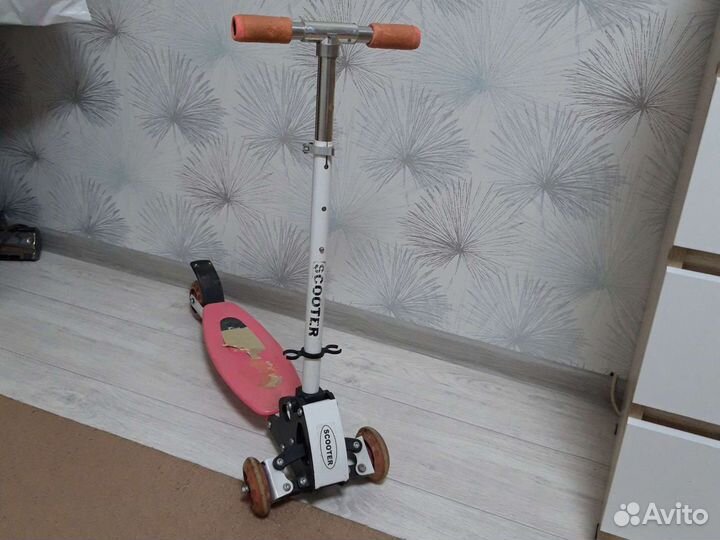 Самокат детский трехколесный бу