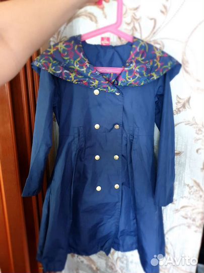 Плащ для девочки 110 116